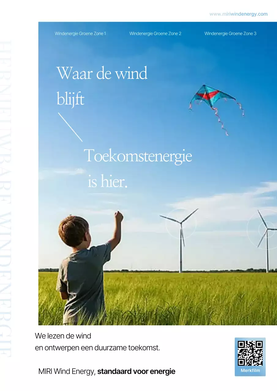 Sky Blue Modern Energy-advertentie