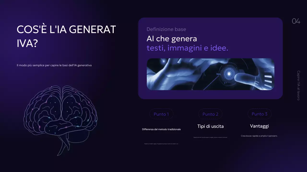 Presentazione del corso di intelligenza artificiale moderna viola