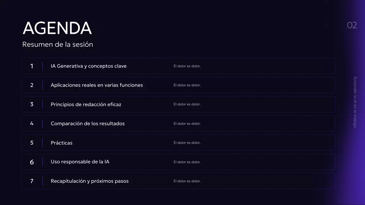 Presentación del curso Purple Modern AI