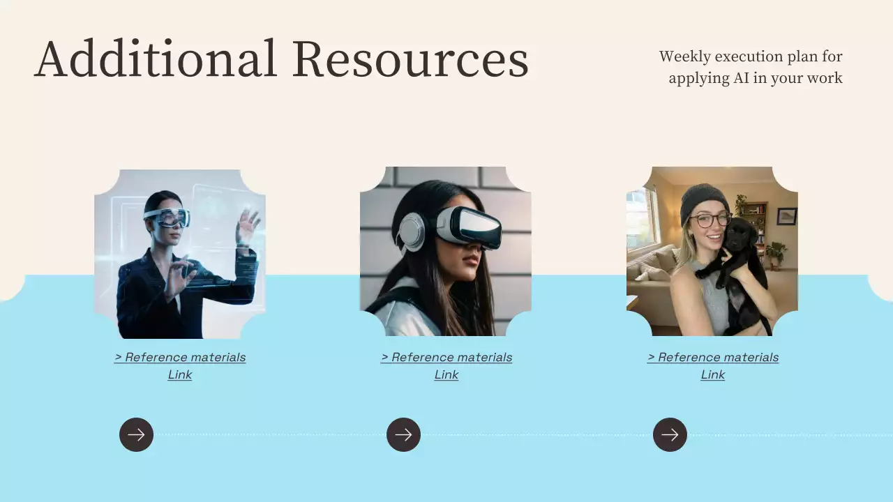 베이지색 현대 AI 교육 프레젠테이션