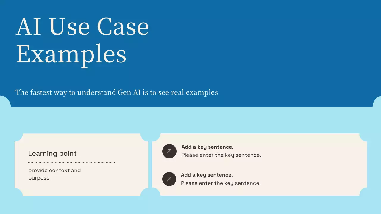 베이지색 현대 AI 교육 프레젠테이션