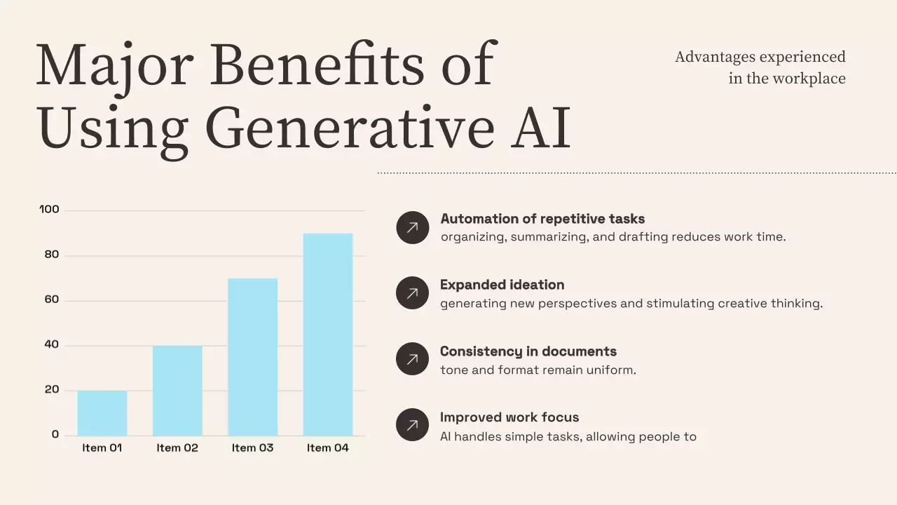 베이지색 현대 AI 교육 프레젠테이션