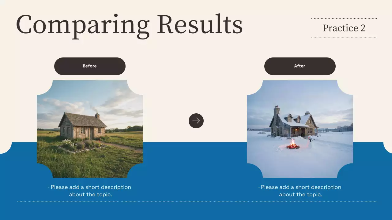 베이지색 현대 AI 교육 프레젠테이션