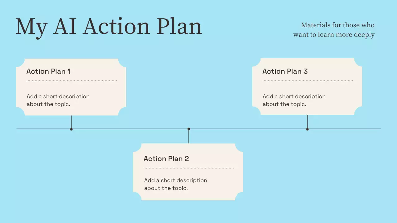 베이지색 현대 AI 교육 프레젠테이션
