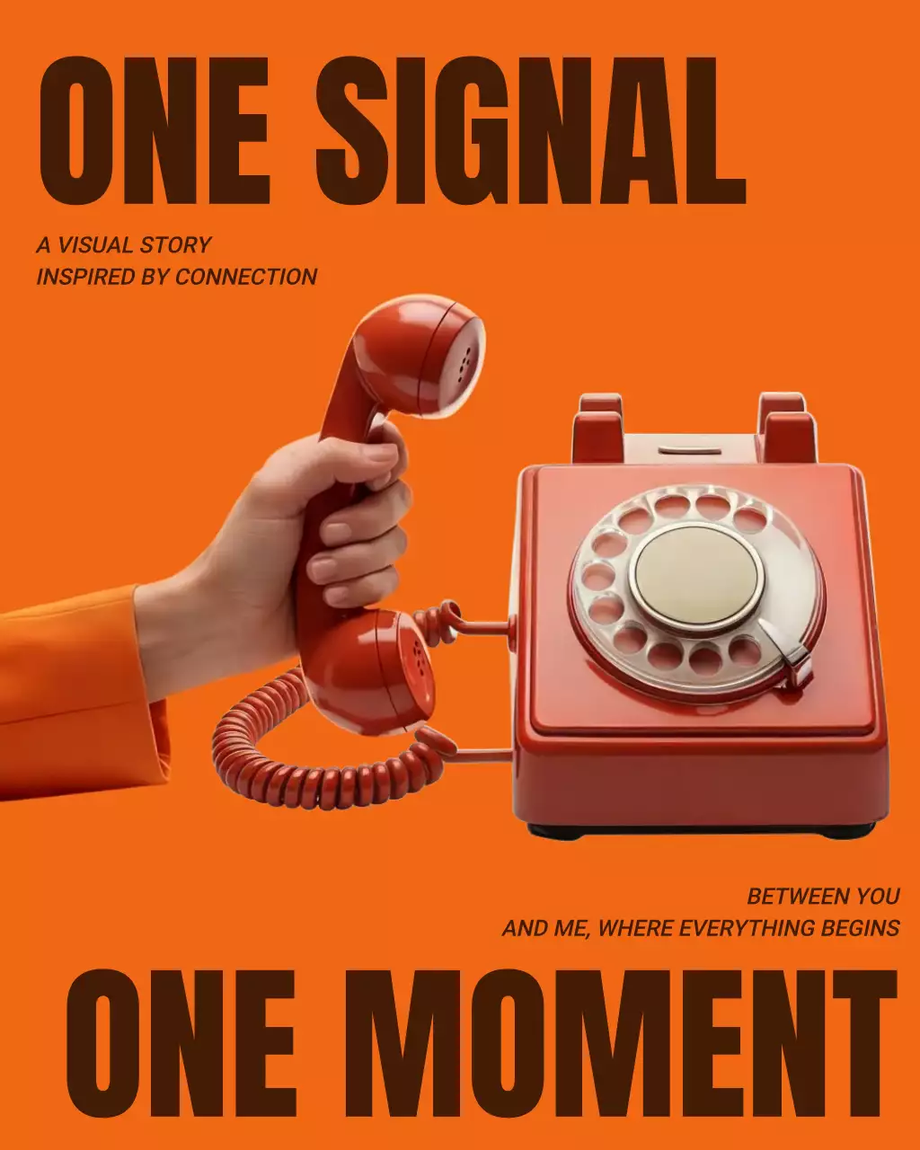 Orange Retro Music Advertisement Instagram Post