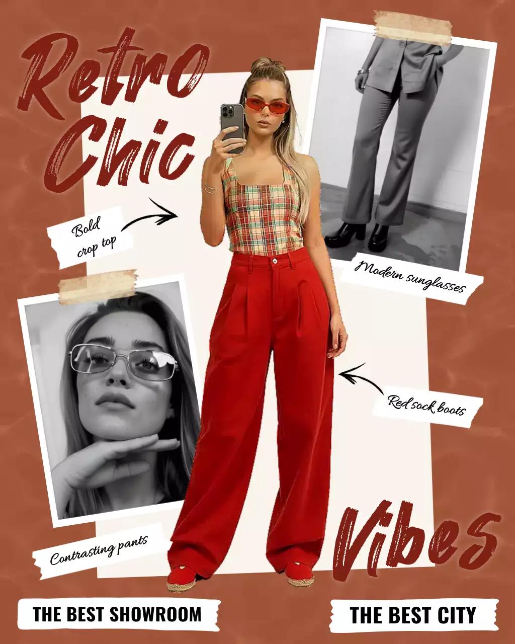 Retro Fashion Advertisement Instagram Vertical