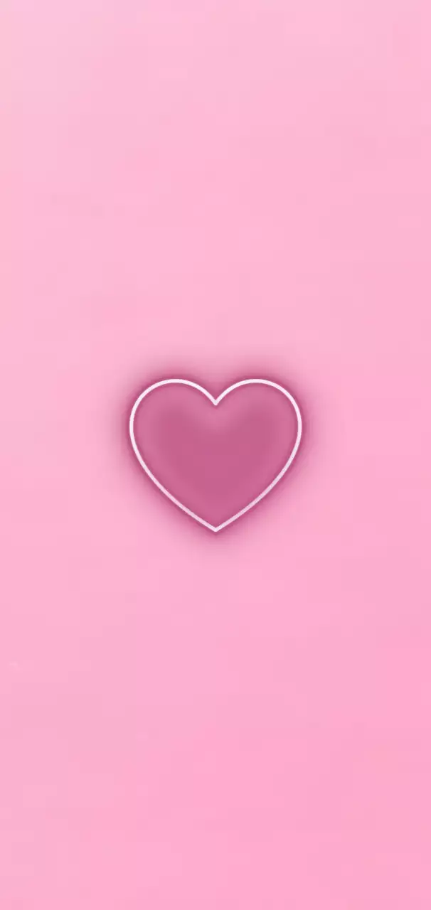 핑크 미니멀 사랑 엽서