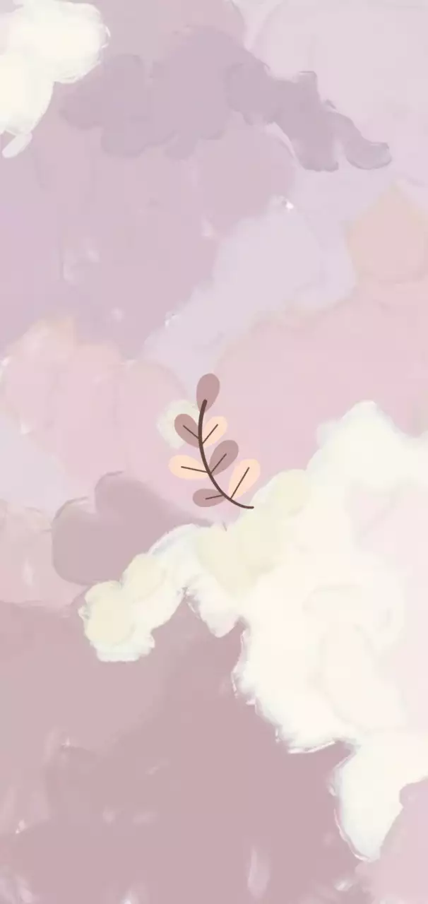 연보라 미니멀 자연 포토프레임