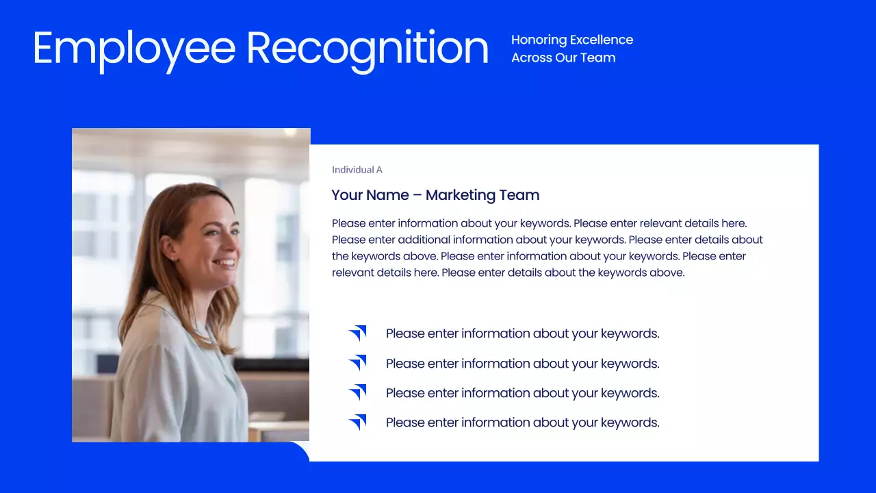 블루 프로페셔널 타운홀 미팅 프레젠테이션