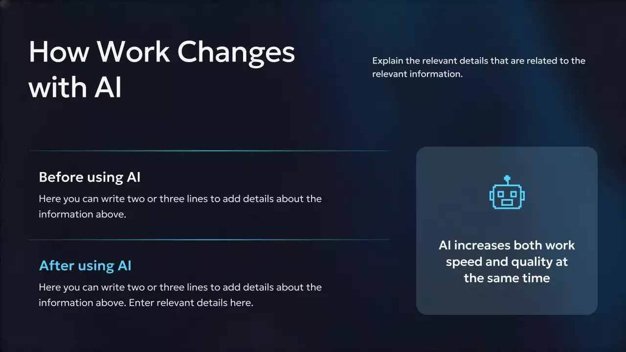 Presentasi Kursus AI Modern Biru