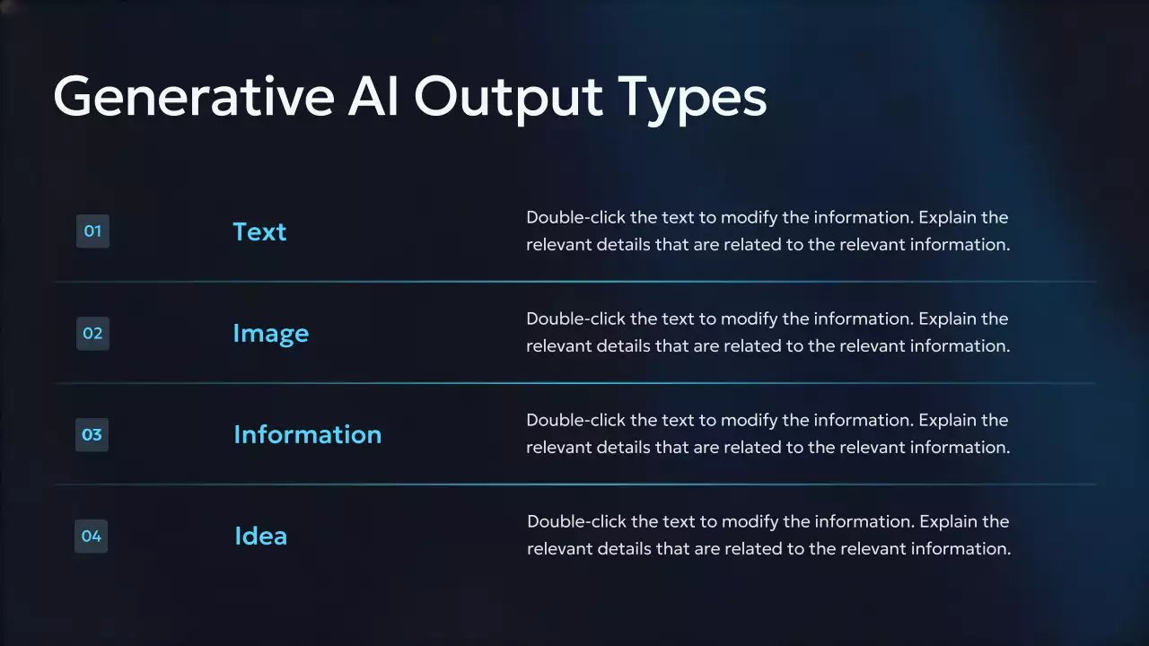 Presentasi Kursus AI Modern Biru