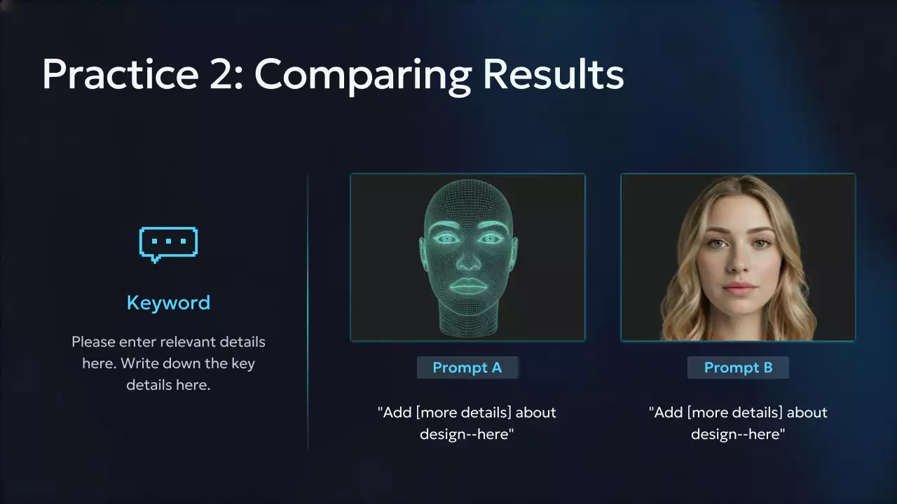 Presentasi Kursus AI Modern Biru