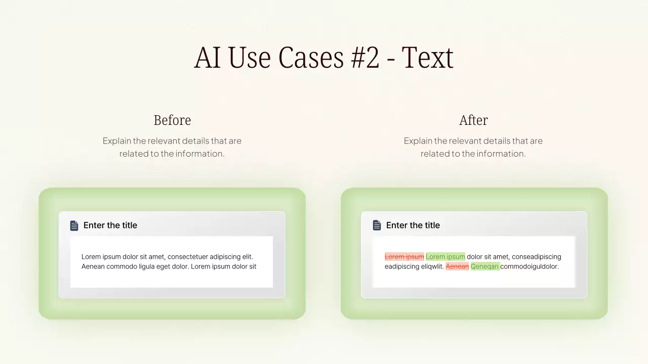Presentasi Kursus AI Modern Warna Krem
