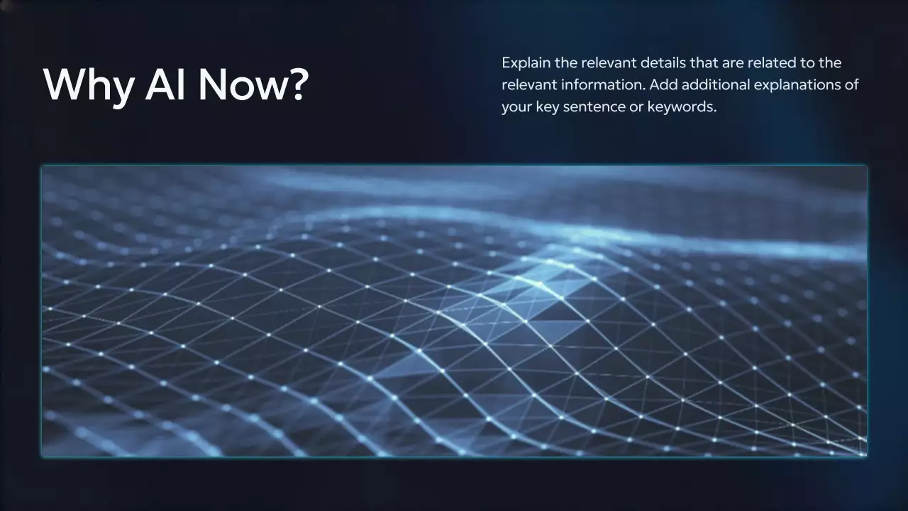 Presentasi Kursus AI Modern Biru