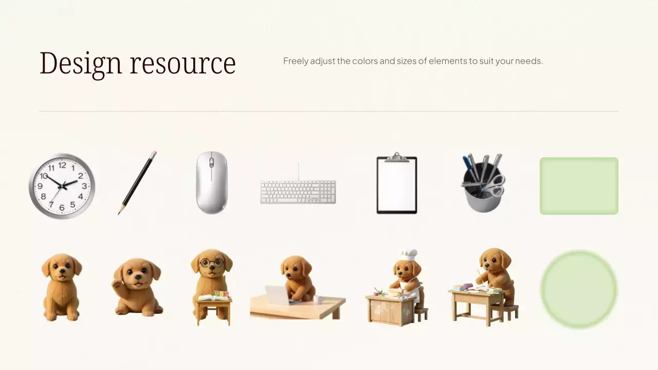 Presentasi Kursus AI Modern Warna Krem