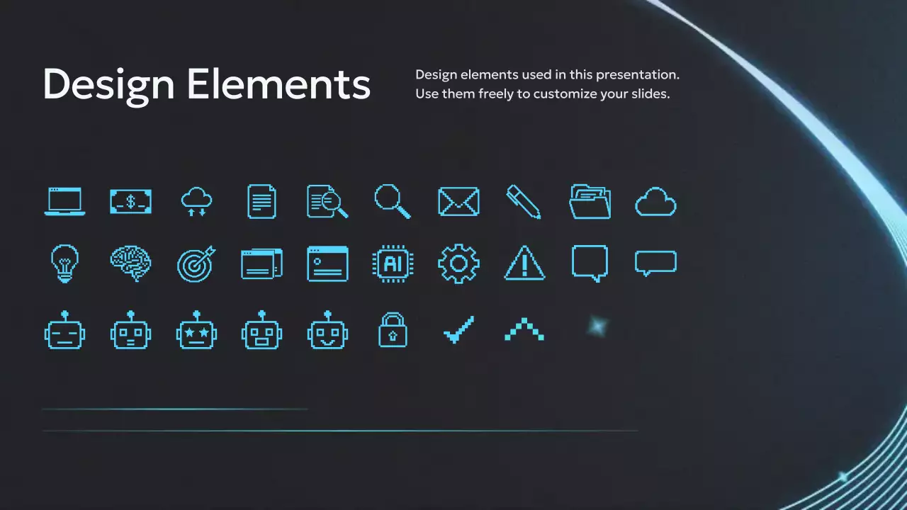 Presentasi Kursus AI Modern Biru