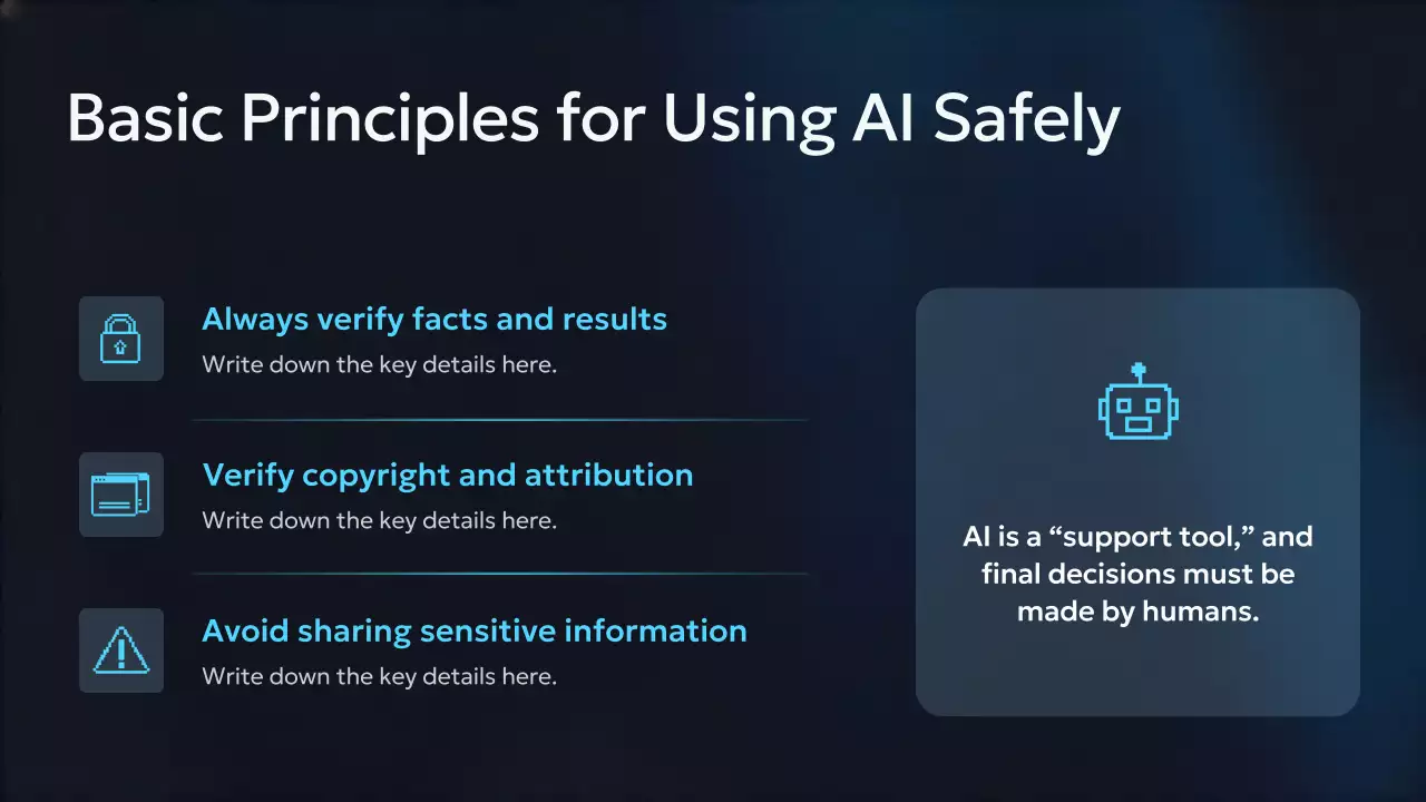 Presentasi Kursus AI Modern Biru