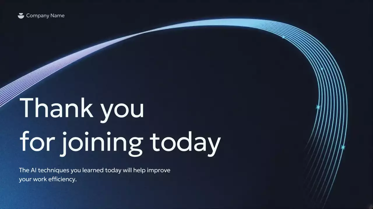 Presentasi Kursus AI Modern Biru