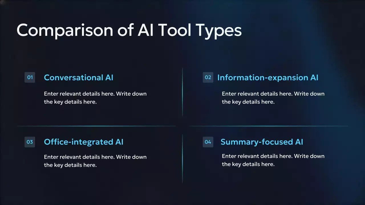 Presentasi Kursus AI Modern Biru