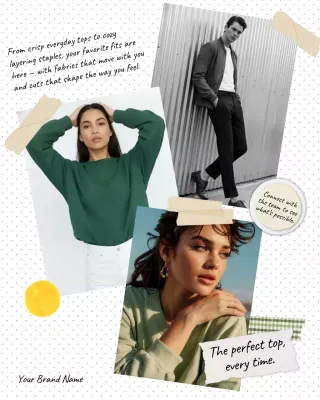 Green Modern Fashion Advertisement Instagram Post