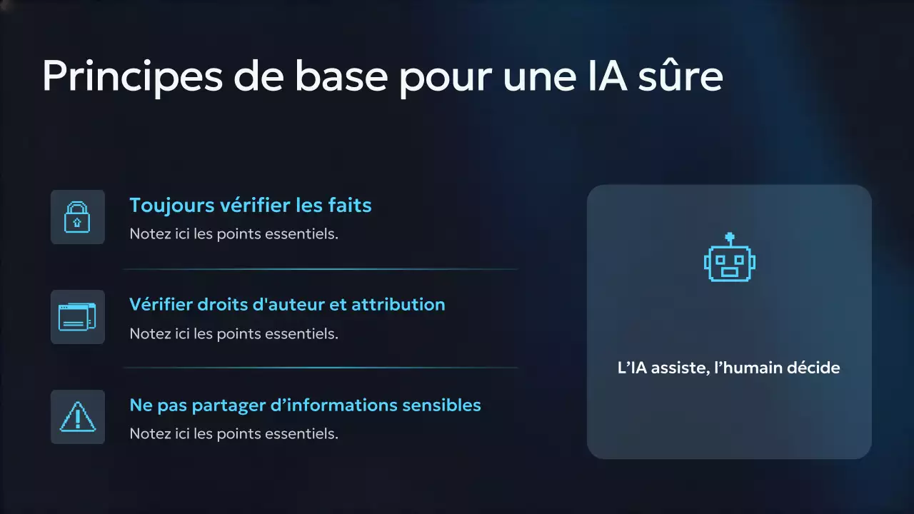Présentation du cours Blue Modern AI