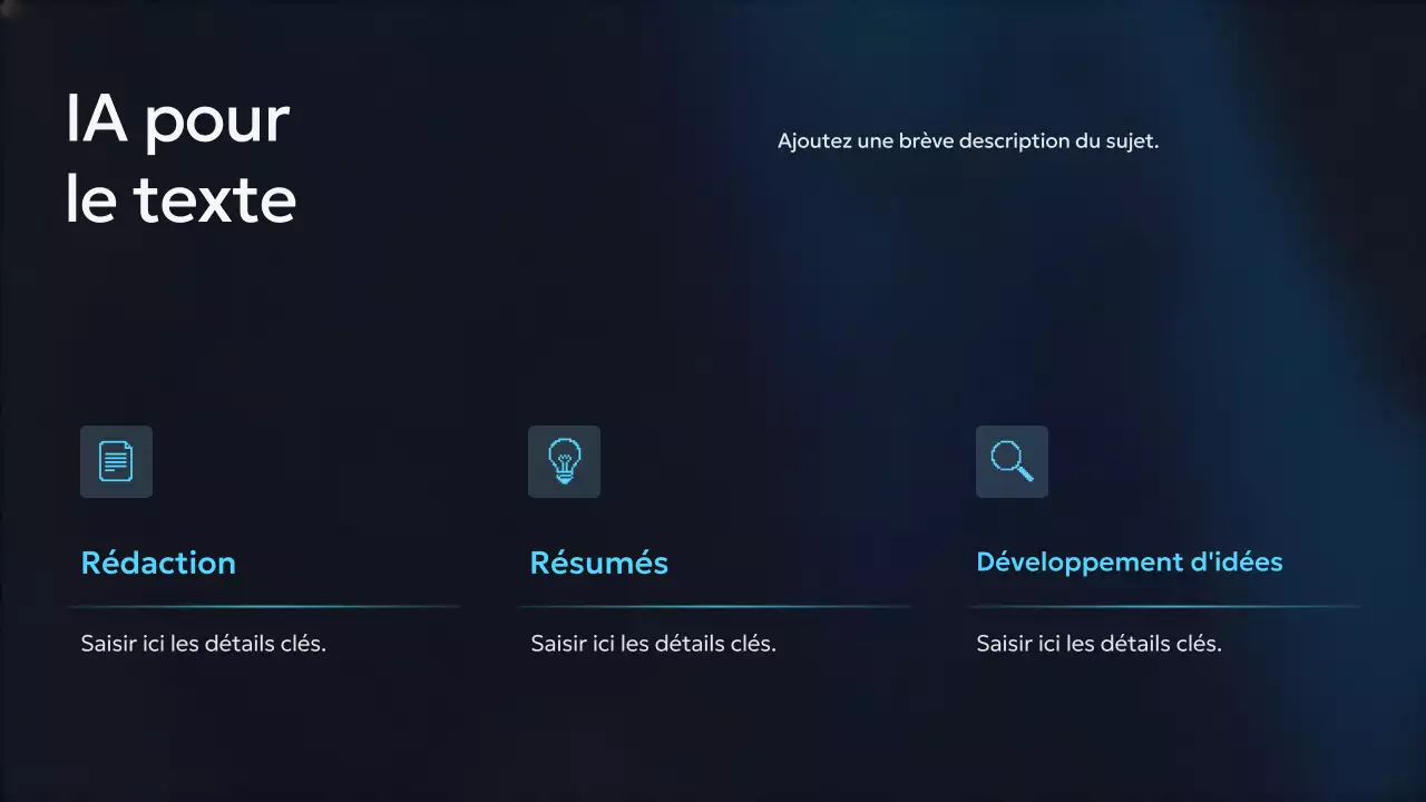 Présentation du cours Blue Modern AI