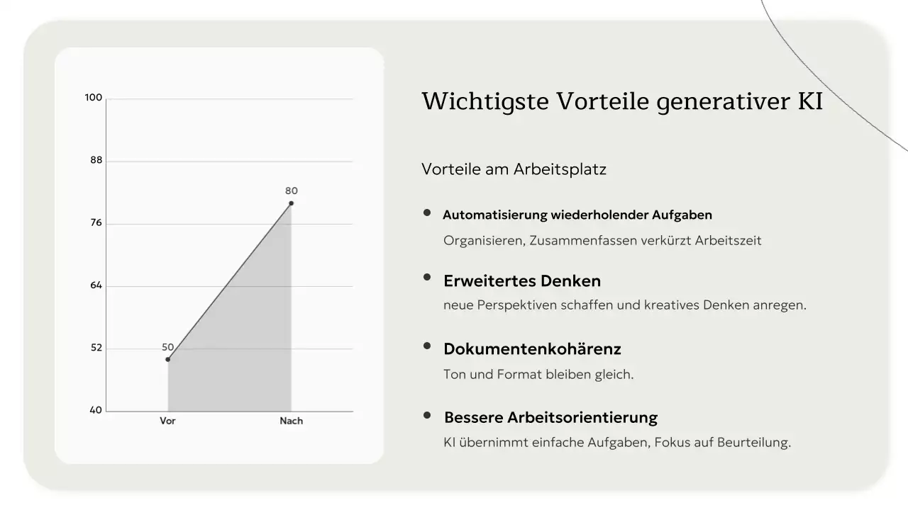 Einladung zum beige minimalistischen KI-Kurs Präsentation