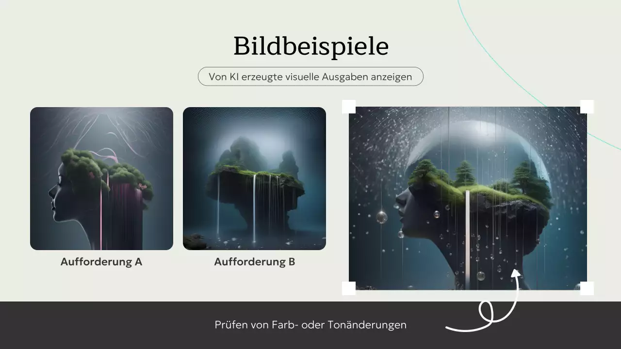 Einladung zum beige minimalistischen KI-Kurs Präsentation