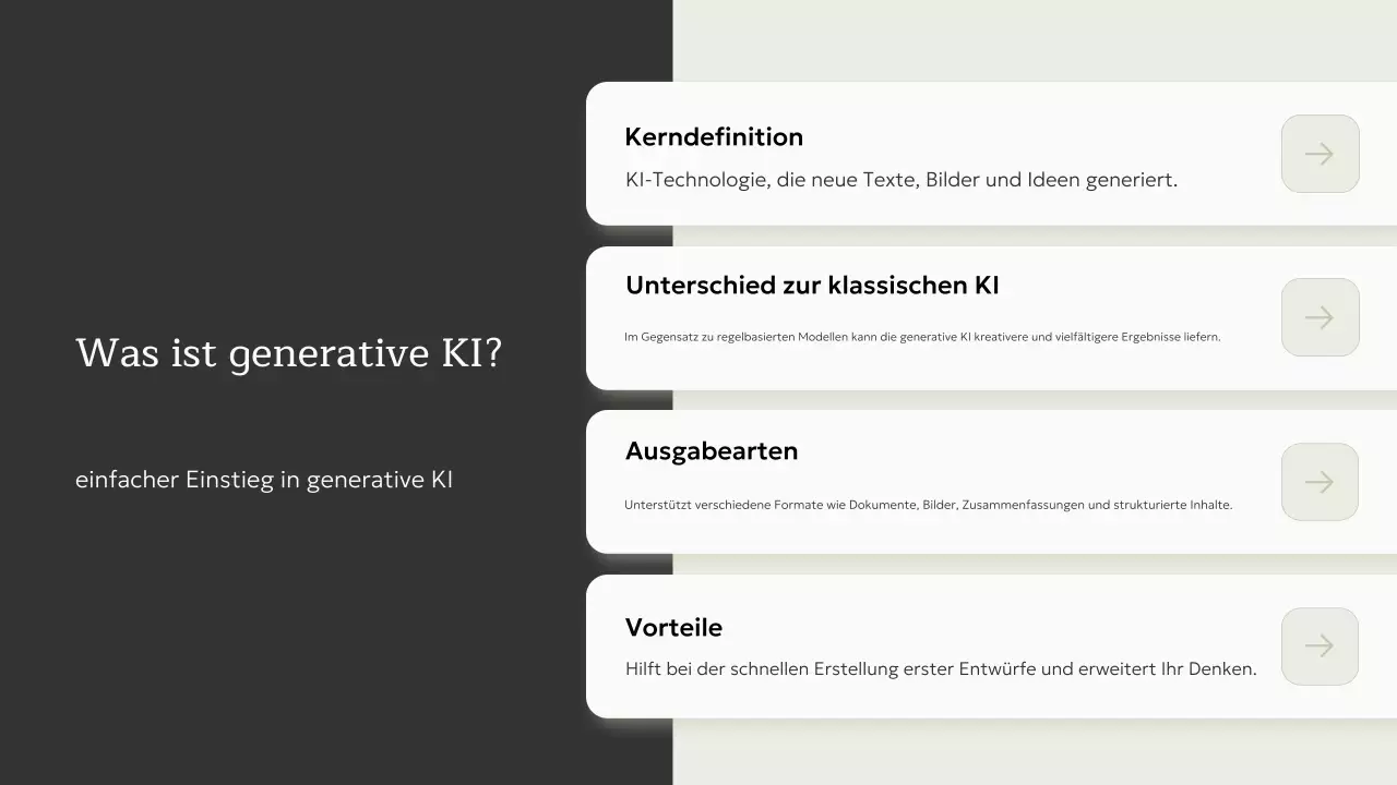 Einladung zum beige minimalistischen KI-Kurs Präsentation