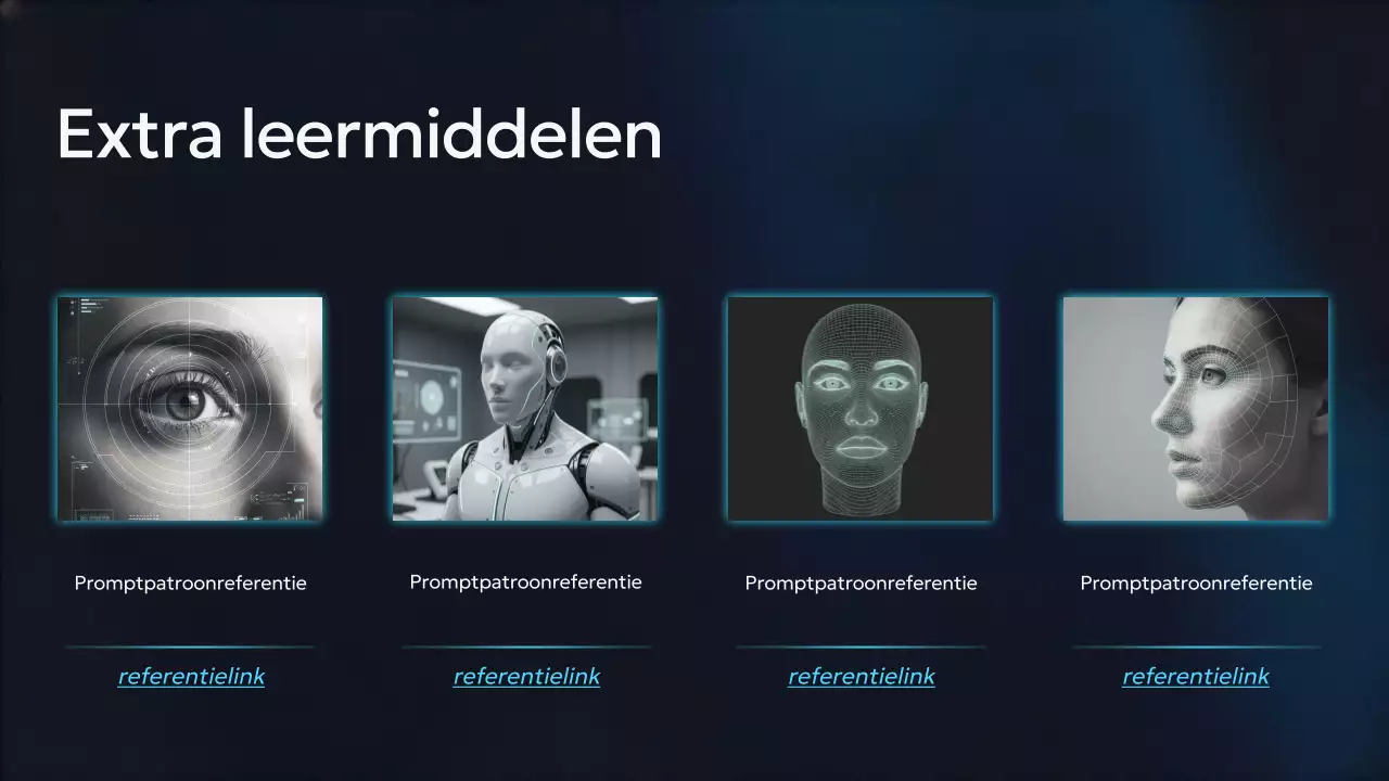 Presentatie van de Blue Modern AI-cursus