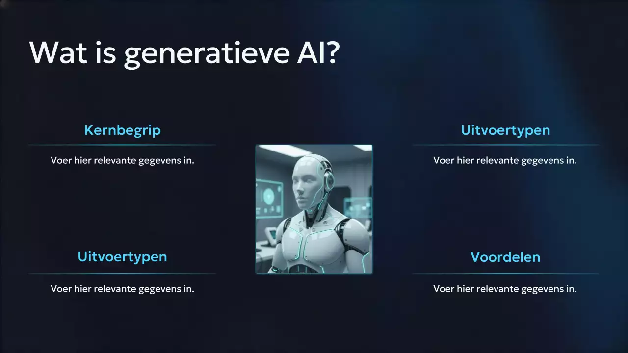 Presentatie van de Blue Modern AI-cursus