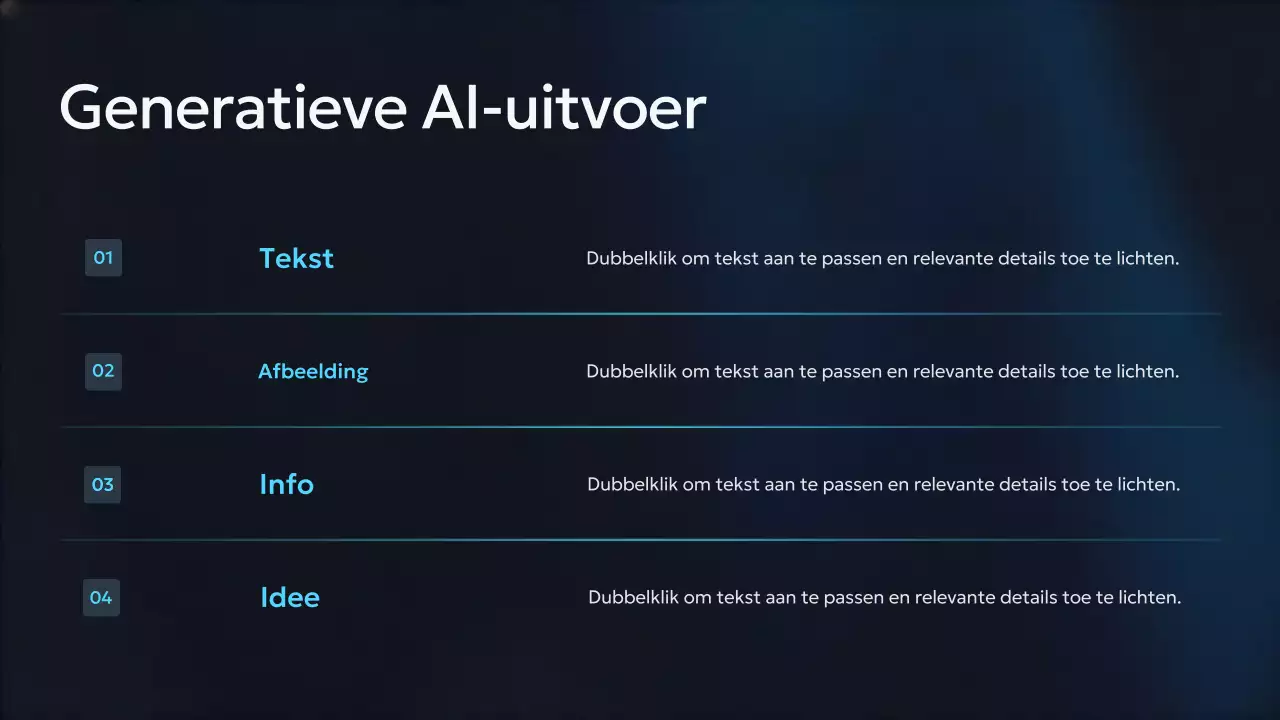 Presentatie van de Blue Modern AI-cursus