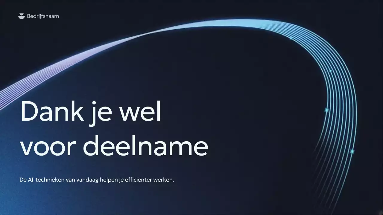 Presentatie van de Blue Modern AI-cursus