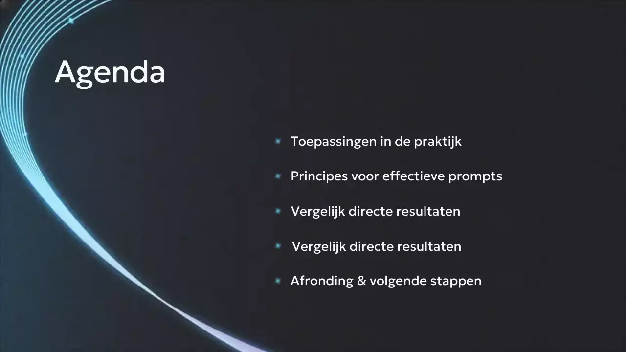 Presentatie van de Blue Modern AI-cursus