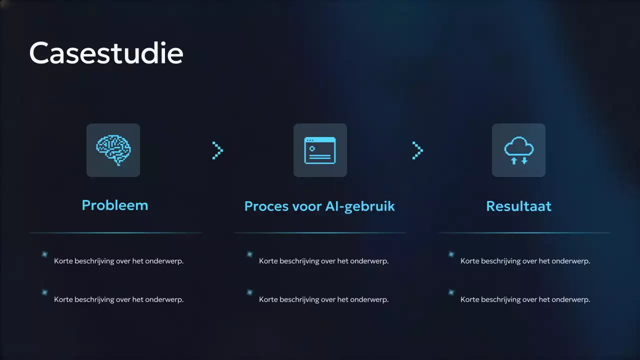 Presentatie van de Blue Modern AI-cursus