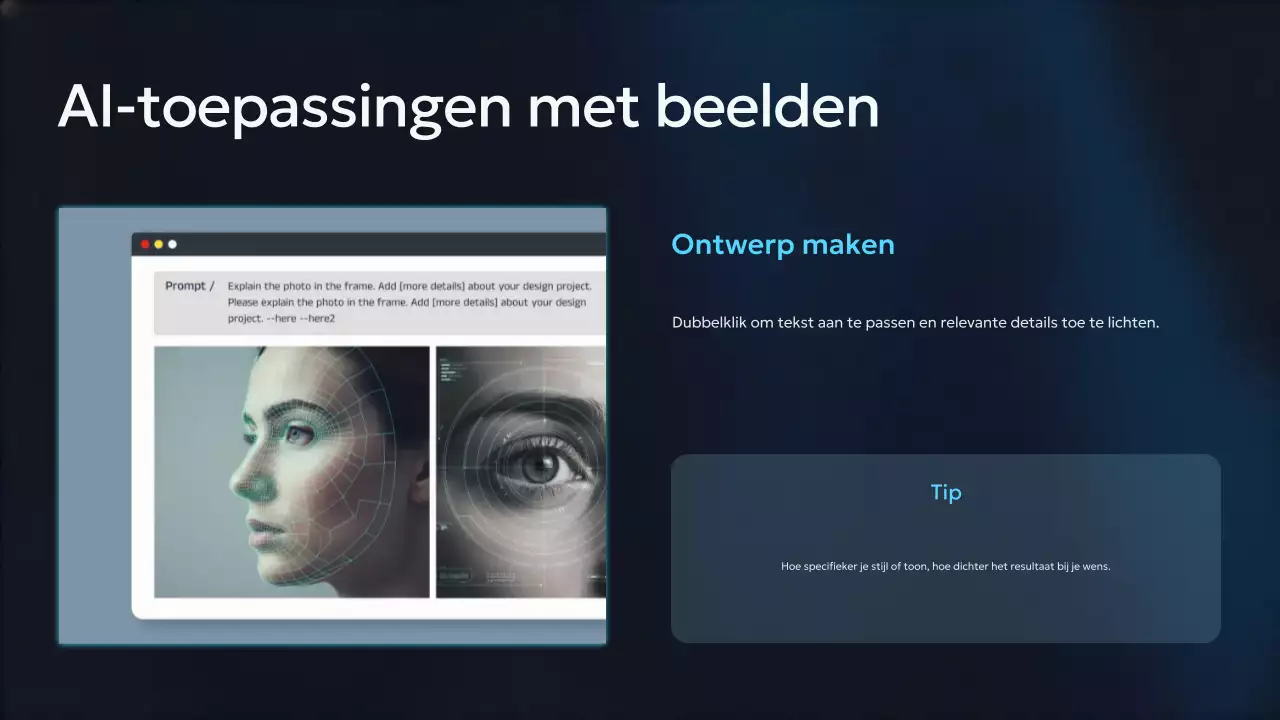 Presentatie van de Blue Modern AI-cursus
