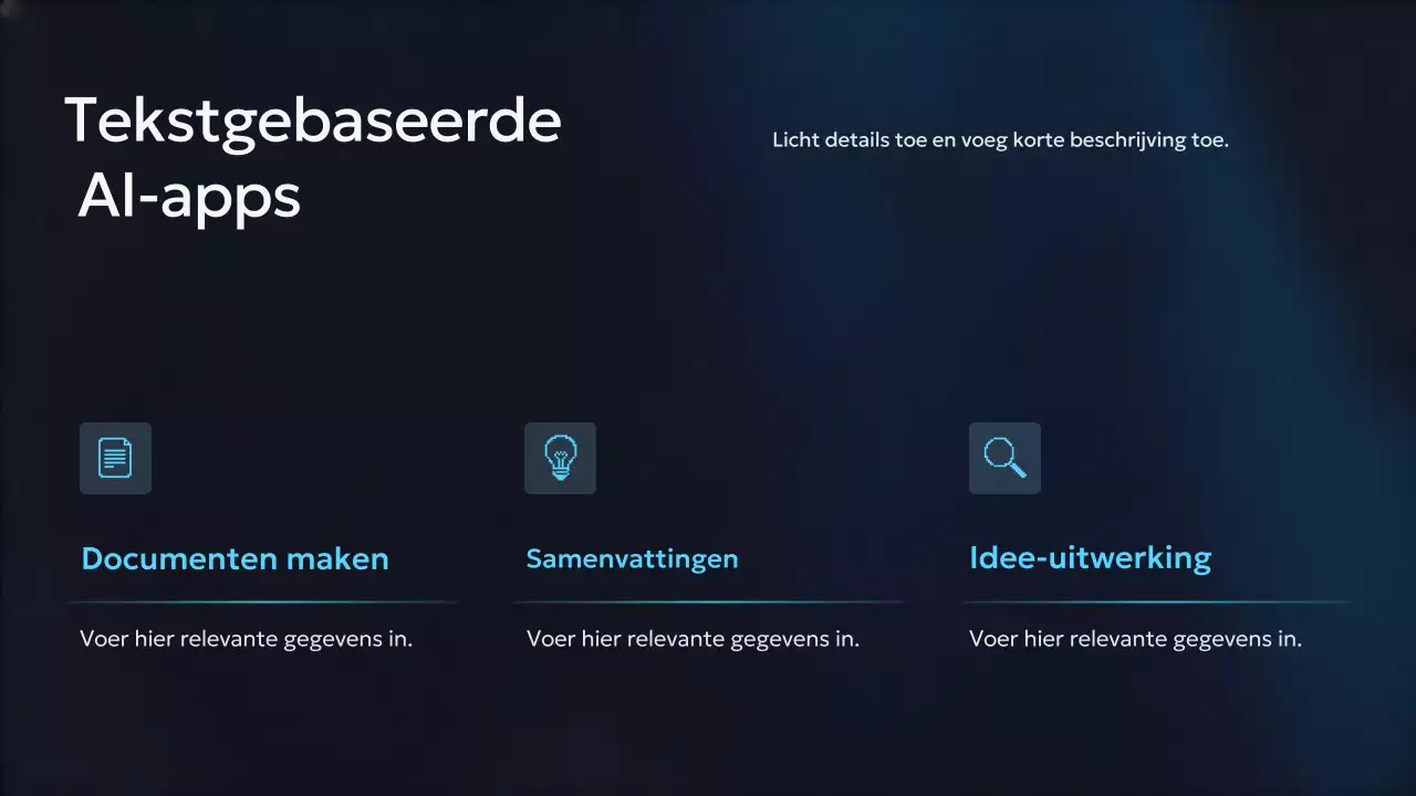 Presentatie van de Blue Modern AI-cursus