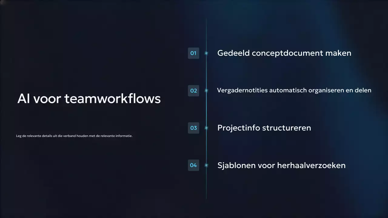Presentatie van de Blue Modern AI-cursus