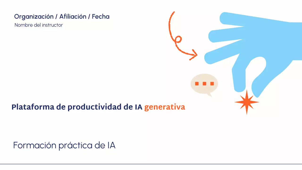 Presentación de la guía del curso de IA moderna de Blue