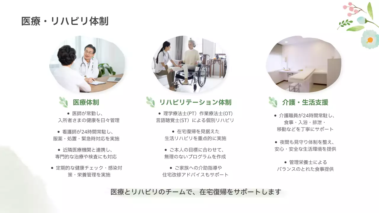 緑 ナチュラル 介護 資料