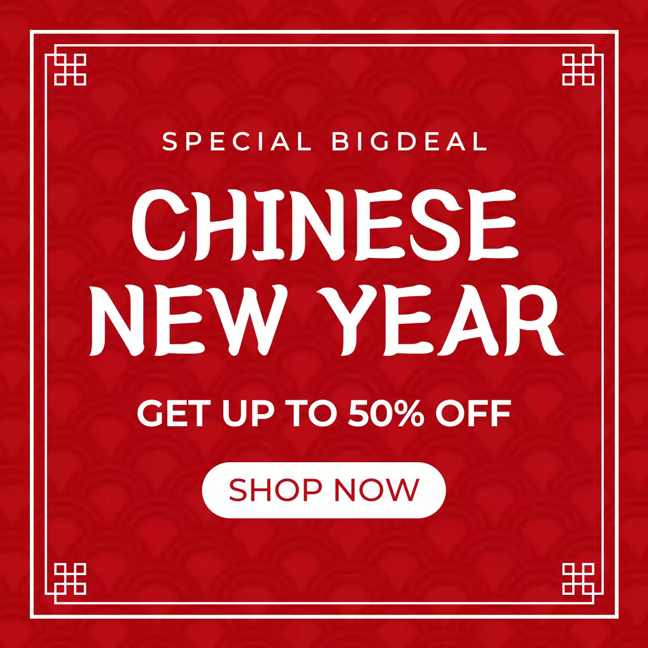 빨강 전통 명절 세일