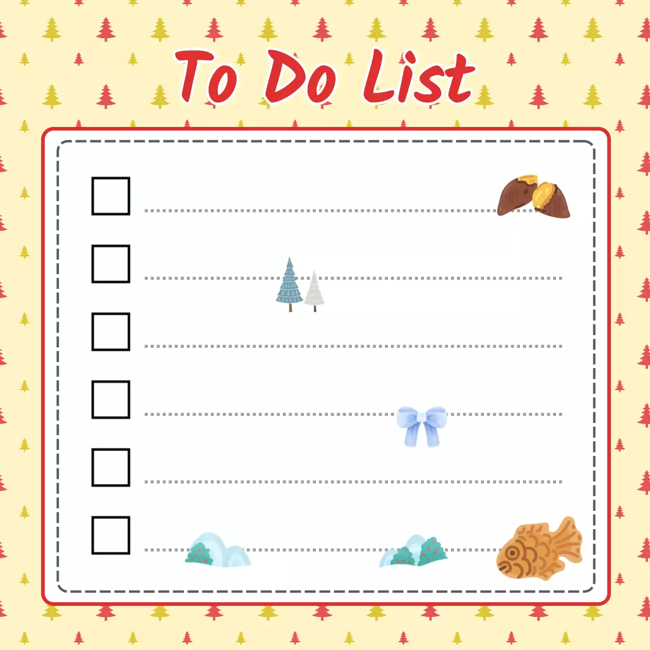 To do List 메모지