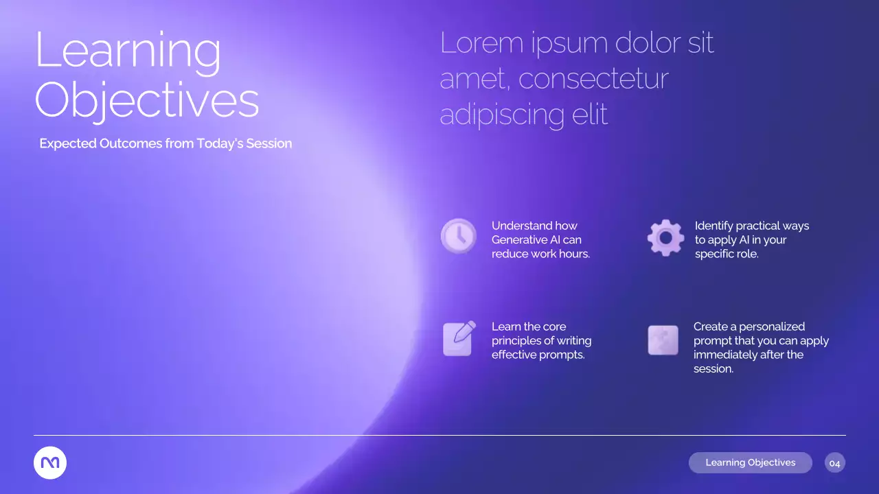 보라색 현대 AI 강좌 발표