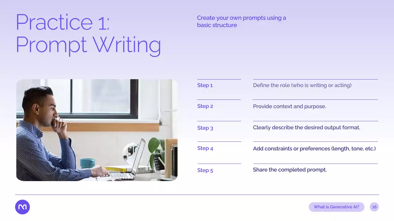 보라색 현대 AI 강좌 발표