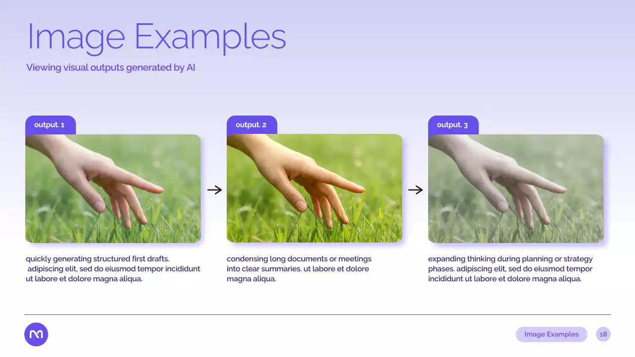 보라색 현대 AI 강좌 발표