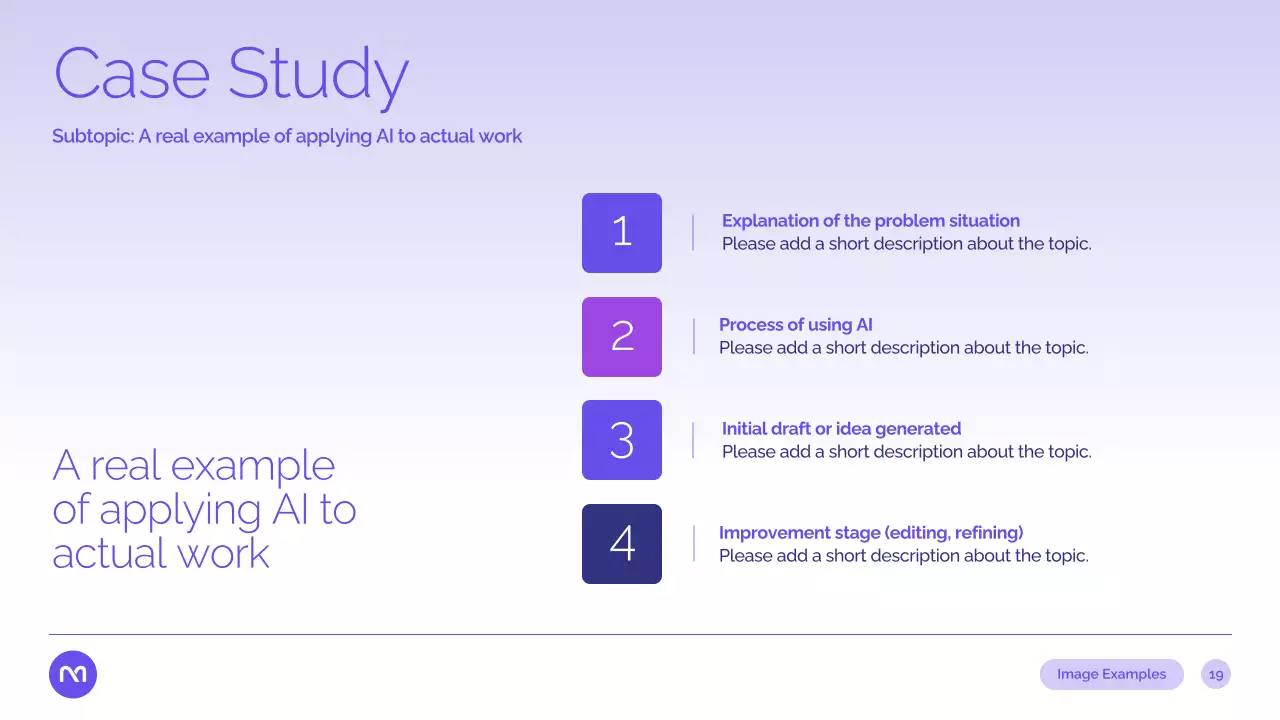 보라색 현대 AI 강좌 발표