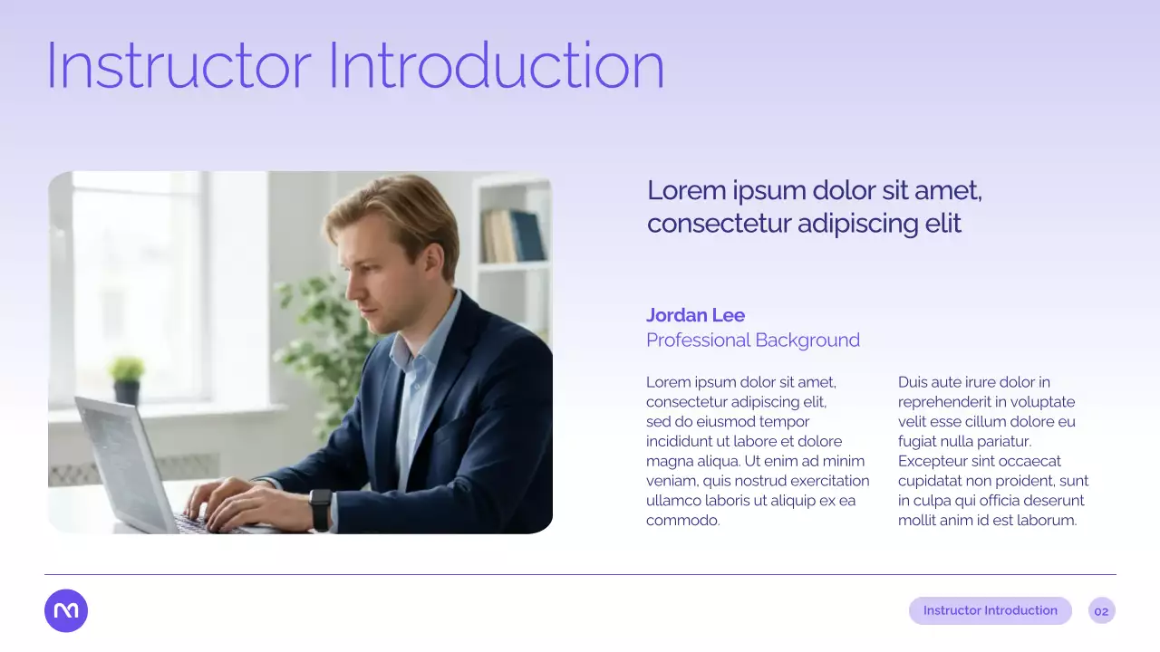 보라색 현대 AI 강좌 발표