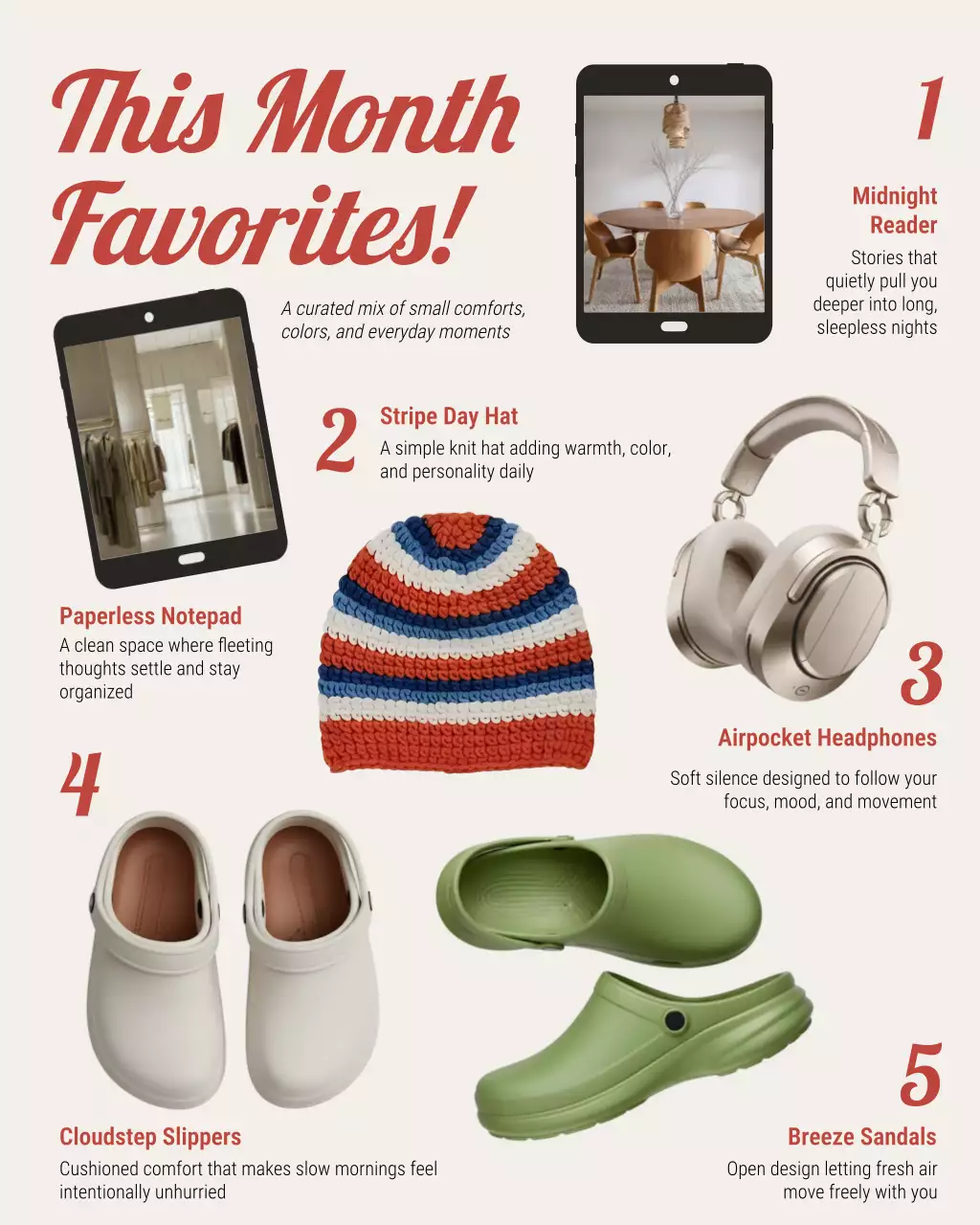 Beige Modern Lifestyle Promotion Instagram Post