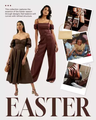 Brown Elegant Fashion Advertisement Instagram Vertical