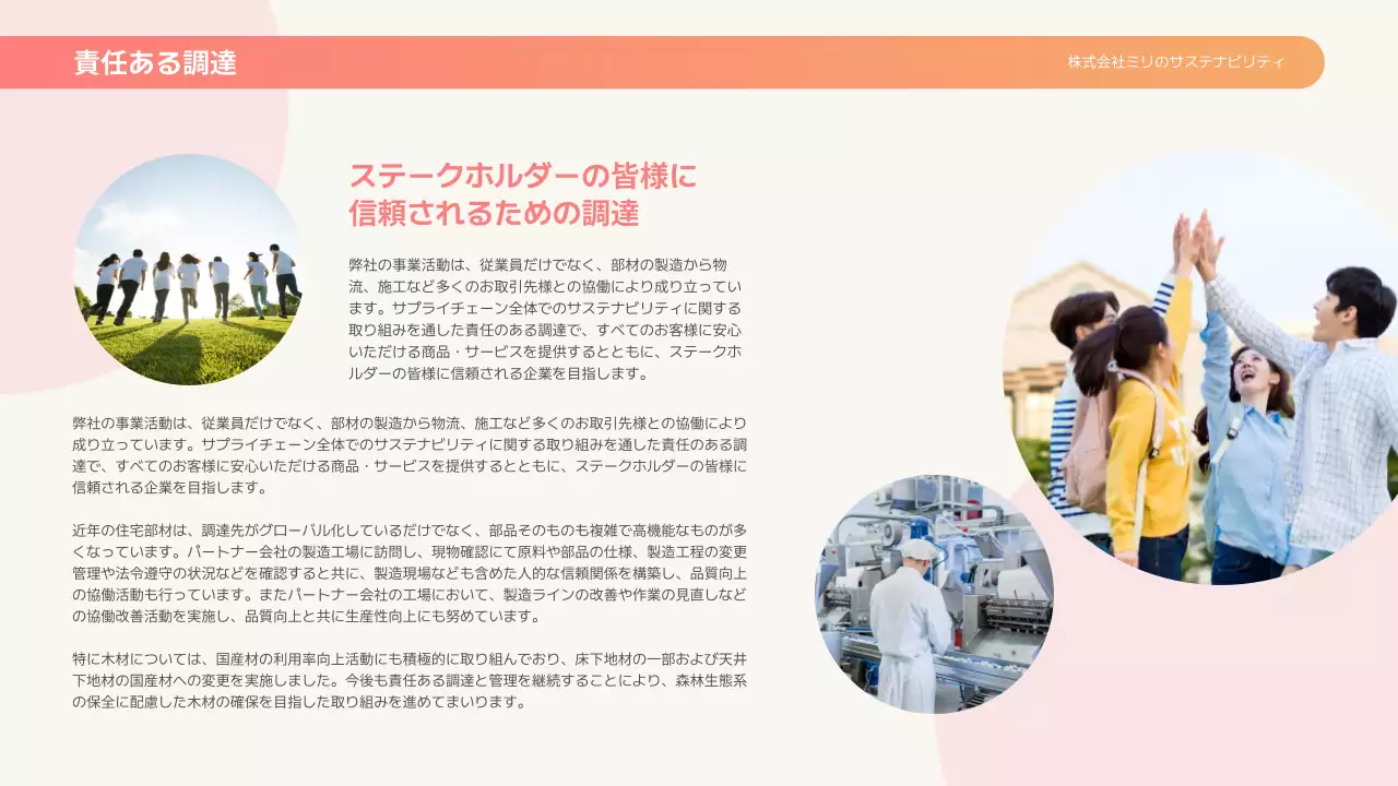 カラフル モダン 環境 報告書